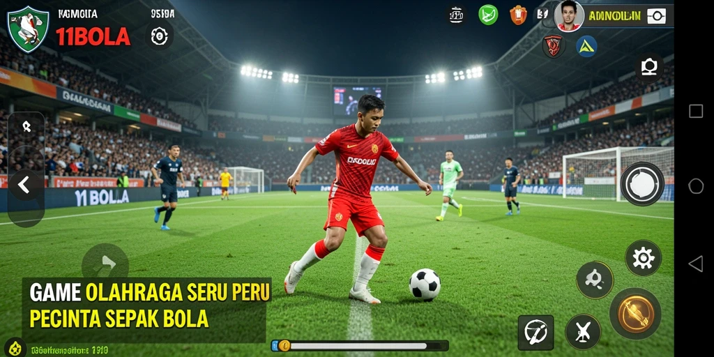 Screenshot dari gameplay 11BOLA yang seru dan menegangkan.