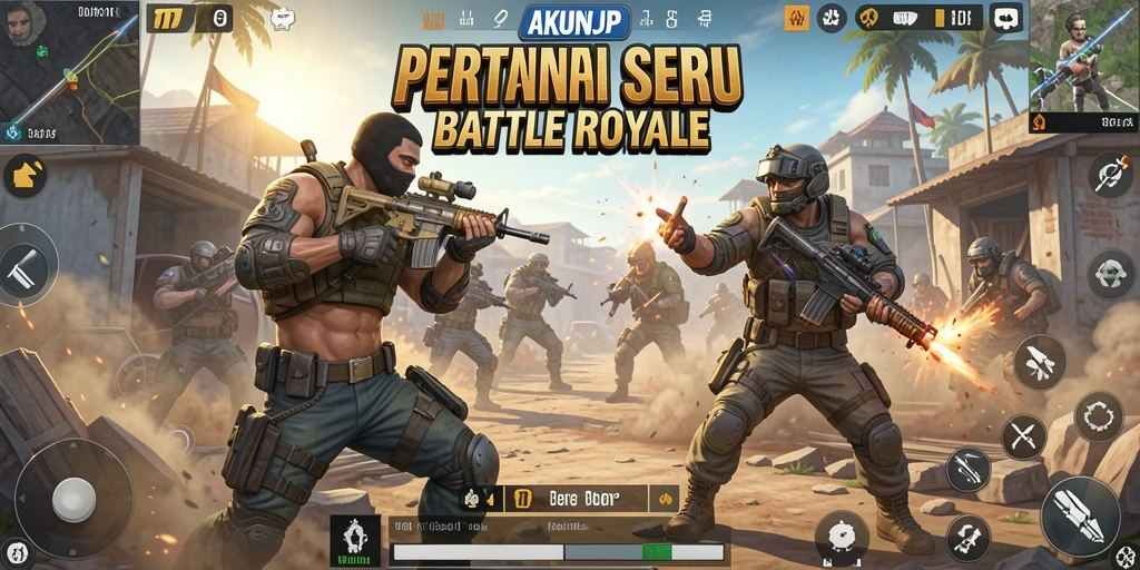 Tampilan dinamis pertempuran seru di AKUNJP.