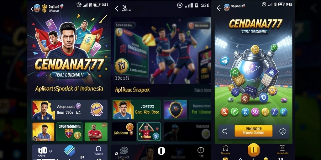 Screenshot CENDANA777 yang menunjukkan tampilan antarmuka taruhan olahraga.