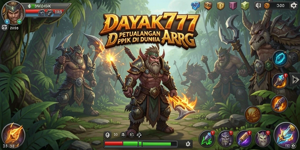 Screenshot gameplay DAYAK777 menampilkan aksi seru dalam petualangan ARPG.