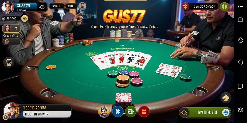 Gameplay Poker di GUS77 menampilkan aksi seru dan strategi cerdas.