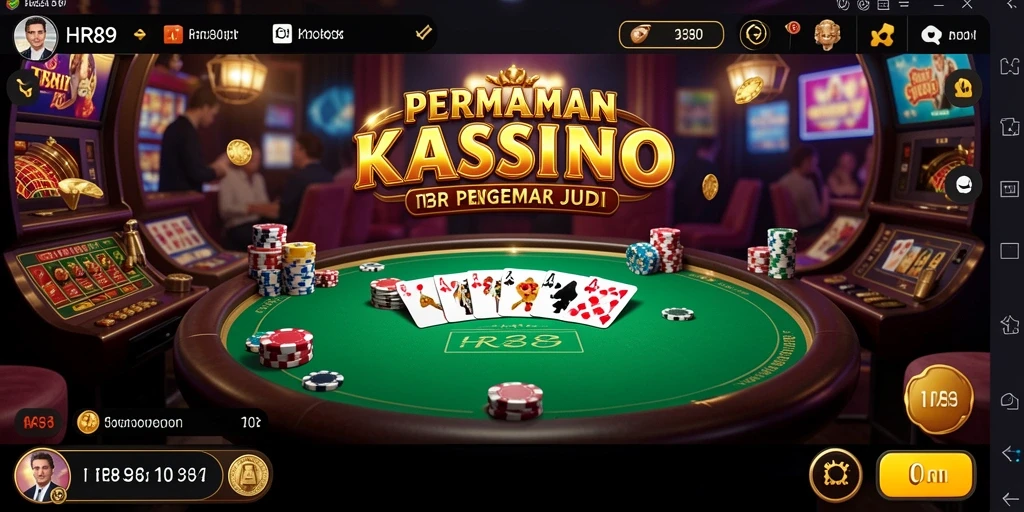 Tampilan gameplay Kasino yang menarik di HR89.