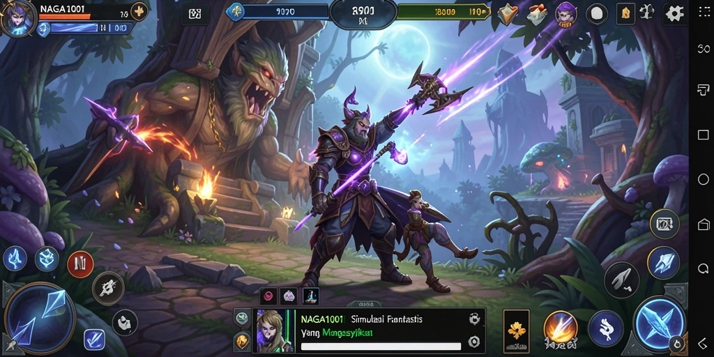 Tampilan gameplay NAGA1001 yang menarik dan menakjubkan.