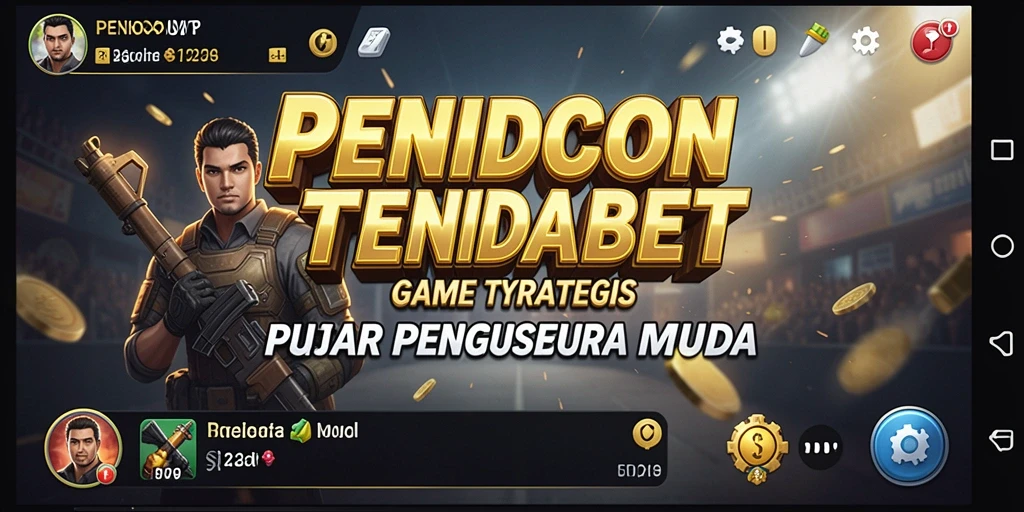 Tampilan gameplay PENIDABET yang menarik dengan elemen manajemen bisnis.