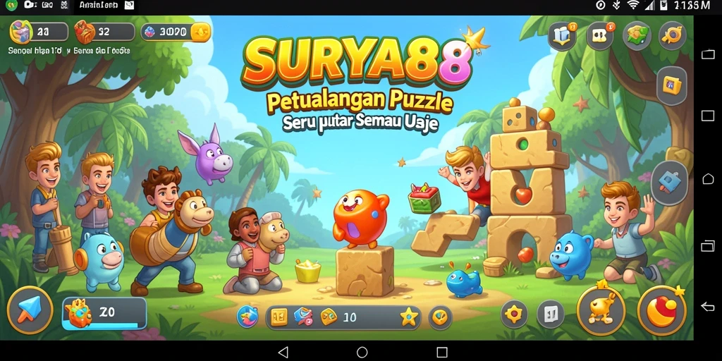 Tampilan gameplay yang seru dan menantang dari SURYA88.