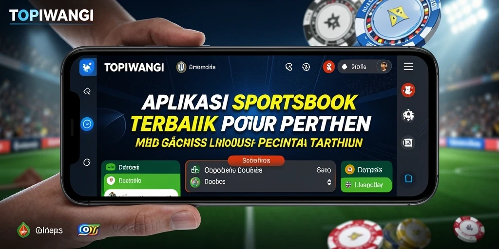 Tampilan antarmuka aplikasi TOPIWANGI yang dinamis dan menarik.