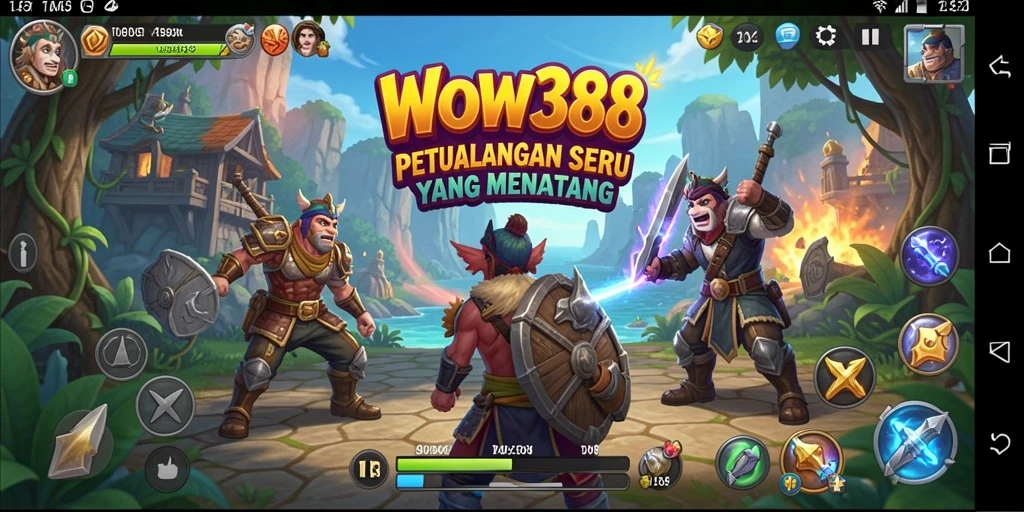 Tampilan gameplay WOW388 yang mendebarkan di dunia petualangan.